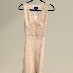 NWT Ann Taylor Petite Silk Patterned Midi Dress. Original price $149